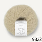 Sandnes Garn - Tynn Silk (Discontinued Colours)